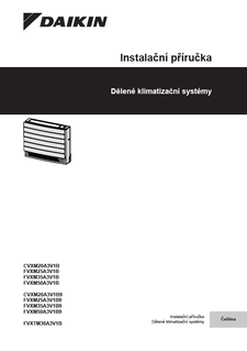 CVXM-A.CVXM-A9.FVXM-A.FVXM-A9.FVXTM-A_Installation manual_3PCS477070-2P_Czech download